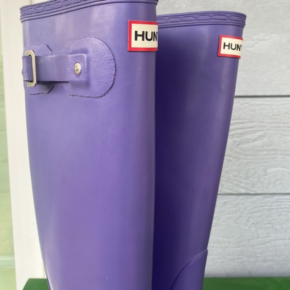 Hunter Purple Rain Boot Women’s size 5m / 6f - Picture 13 of 16